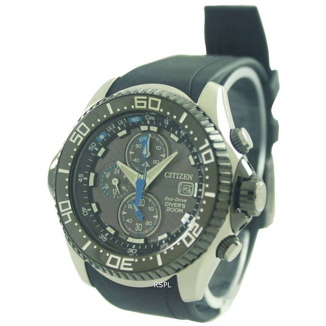 Citizen Promaster Eco Drive Aqualand Chronograph Divers Watch BJ2110-01E BJ2110-01 BJ2110 Mens Watch