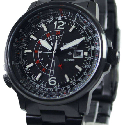 Citizen Promaster Sky Eco Drive NightHawk Pilot BJ7019-62E Mens Watch