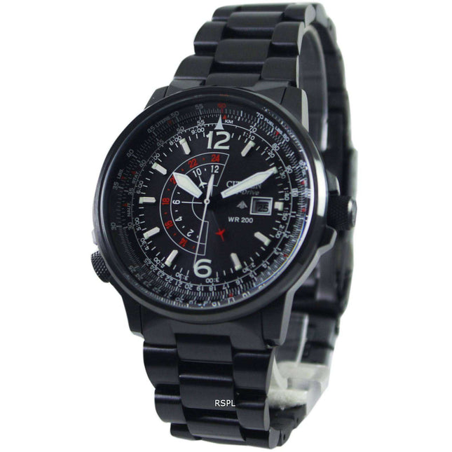 Citizen Promaster Sky Eco Drive NightHawk Pilot BJ7019-62E Mens Watch