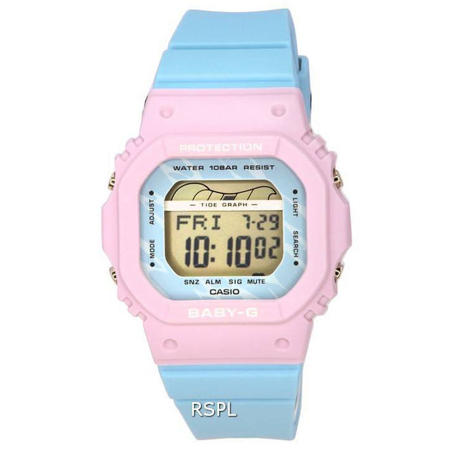 Casio Baby-G G-Glide Digital Blue Dial Quartz BLX-565-2 BLX565-2 100M Women's Watch