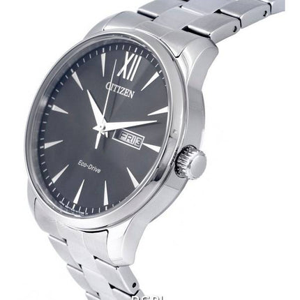 Citizen Classic Stainless Steel Black Dial Eco-Drive BM8550-81E 100M Mens Watch