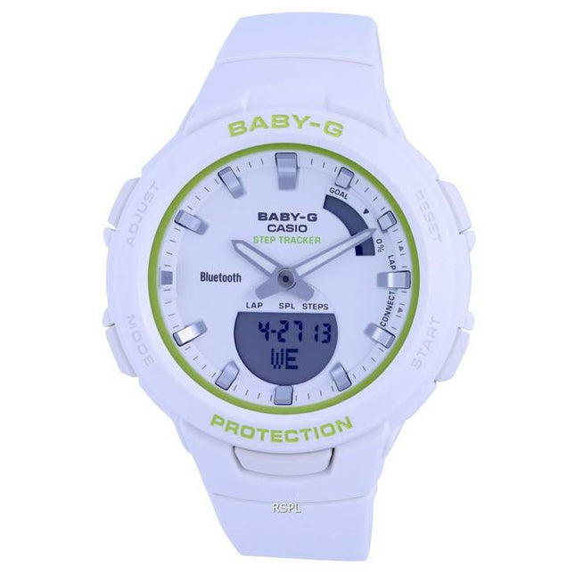 Casio Baby-G Analog Digital Resin Quartz BSA-B100SC-7A.G BSAB100SC-7 100M Womens Watch
