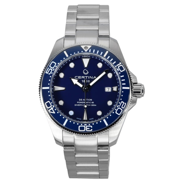 Certina DS Action Diver Stainless Steel Blue Dial Automatic C032.607.11.041.00 300M Men's Watch