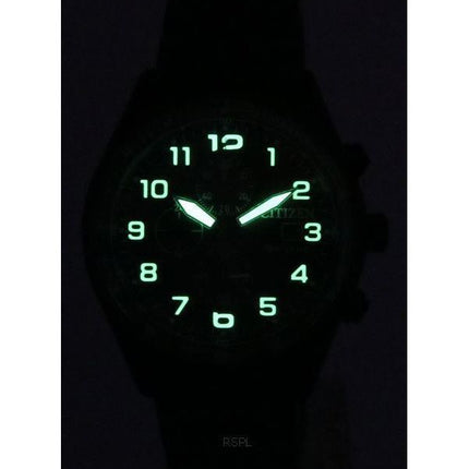 Citizen Eco-Drive Chronograph Stainless Steel Black Dial CA0775-79E 100M Men's Watch