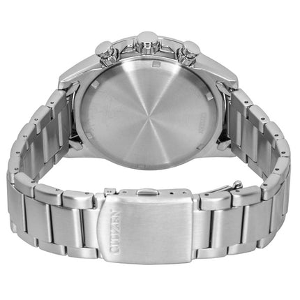 Citizen Brycen Chronograph Stainless Steel Blue Dial Eco-Drive CA0781-50L 100M Men's Watch