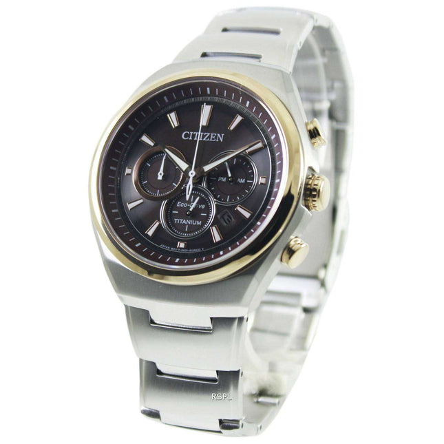 Citizen Eco-Drive Titanium Chronograph CA4024-53W Mens Watch