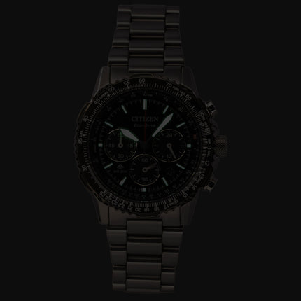 Citizen Promaster Sky Chronograph Stainless Steel Black Dial Eco-Drive CA4664-60E 200M Men's Watch