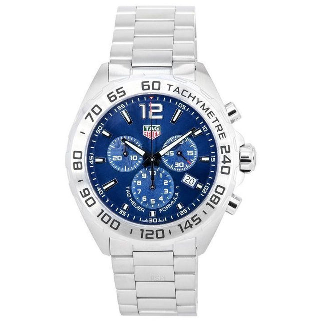 Tag Heuer Formula 1 Chronograph Sunray Blue Dial Quartz CAZ101K.BA0842 200M Men's Watch