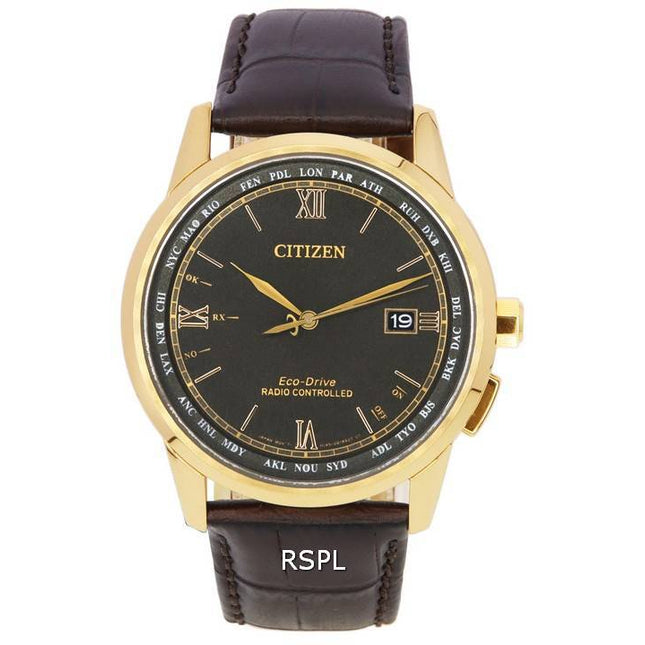 Citizen Eco-Drive Global Radio Controlled Grey Dial CB0158-10H 100M Men`s Watch