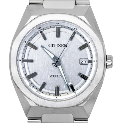 Citizen Attesa ACT Line Super Titanium Silver Dial Eco-Drive CB3040-56H 100M Men's Watch