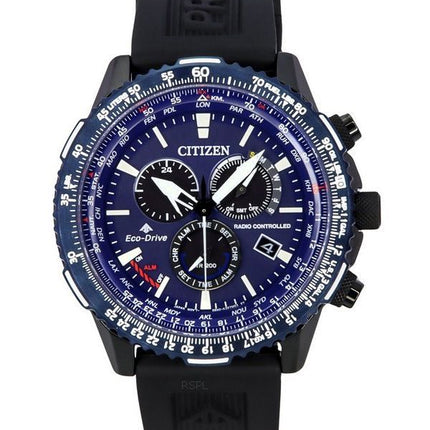 Citizen Promaster Sky A-T Radio Controlled Chronograph Blue Dial Eco-Drive Divers CB5006-02L 200M Men's Watch
