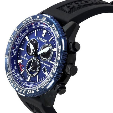 Citizen Promaster Sky A-T Radio Controlled Chronograph Blue Dial Eco-Drive Divers CB5006-02L 200M Men's Watch