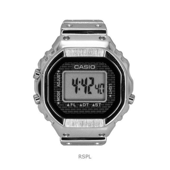Casio Digital 50th Anniversary Stainless Steel Quartz CRW-001-1 Unisex Ring Watch