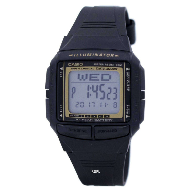 Casio Illuminator Multi-Lingual Databank Digital DB-36-9AV Men's Watch