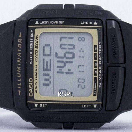 Casio Illuminator Multi-Lingual Databank Digital DB-36-9AV Men's Watch