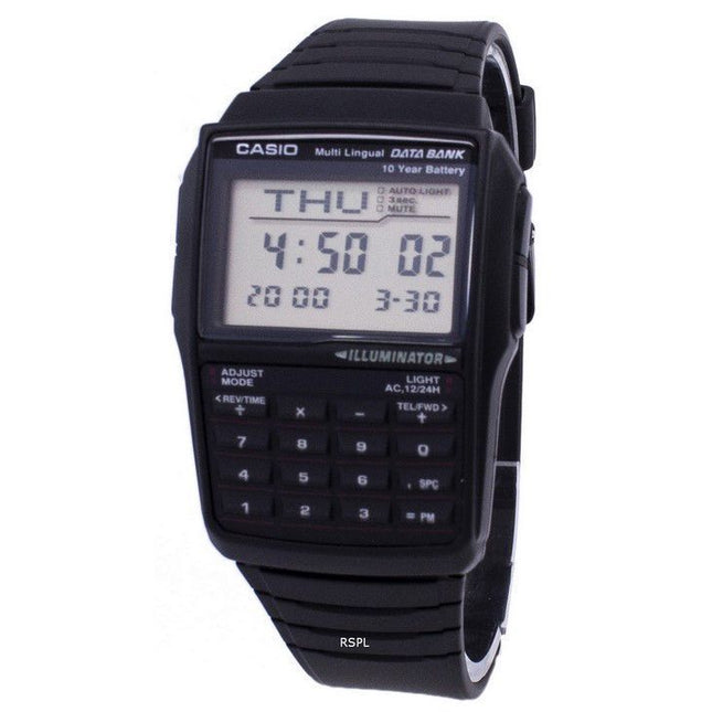 Casio Digital Data Bank 5 Alarm Multi-Lingual DBC-32-1ADF DBC-32-1A Men's Watch