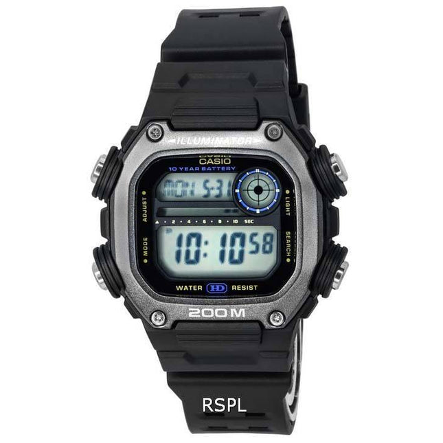 Casio Digital Sports Resin Strap Quartz DW-291HX-1A DW291HX-1 200M Men's Watch