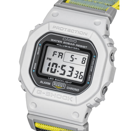 Casio G-Shock Textile Strap Digital Quartz DW-5600MNC-7A8 200M Men's Watch