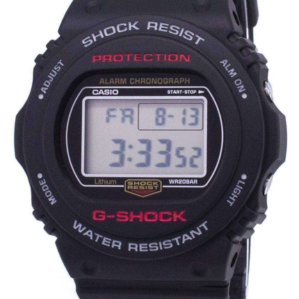 Casio G-Shock Chronograph Alarm 200M Digital DW-5750E-1D DW5750E-1D Men's Watch