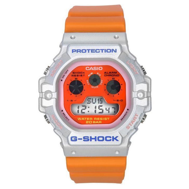 Casio G-Shock Euphoria Series Digital Orange Resin Strap Quartz DW-5900EU-8A4 200M Men's Watch