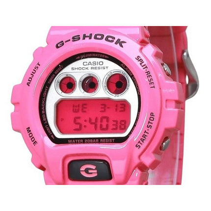 Casio G-Shock Digital Pink Bio Based Resin Quartz DW-6900RCS-4 200M Men's Watch