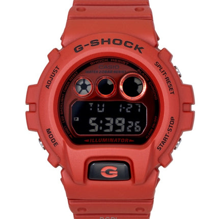 Casio G-Shock Digital Red Bio-Based Resin Strap Quartz DW-6900RRB-4 200M Men's Watch
