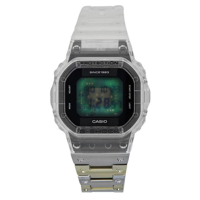 Casio G-Shock 40th Anniversary Limited Edition Digital Clear Remix Transparent Quartz DWE-5640RX-7 200M Mens Watch
