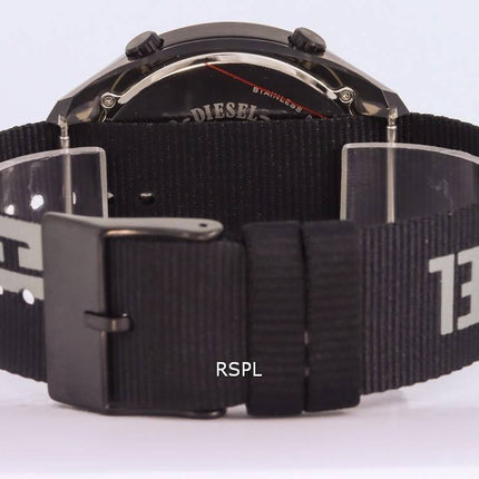 Diesel Crusher Digital Textile Black Dial Quartz DZ1985 Mens Watch