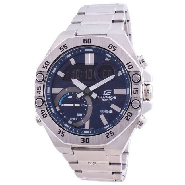 Casio Edifice World Time Mobile Link ECB-10D-2A ECB10D-2 100M Men's Watch