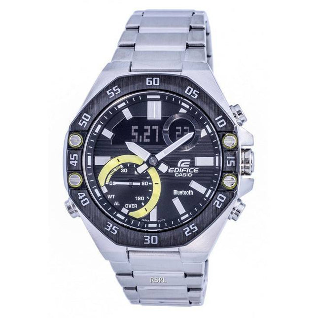 Casio Edifice Mobile link Analog Digital Quartz ECB-10DB-1B ECB10DB-1B 100M Mens Watch