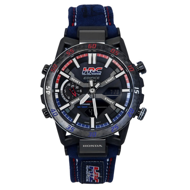 Casio Edifice Analog Digital Honda Racing Collaboration Smartphone Link Black Dial Solar ECB-2000HR-1A 100M Men's Watch