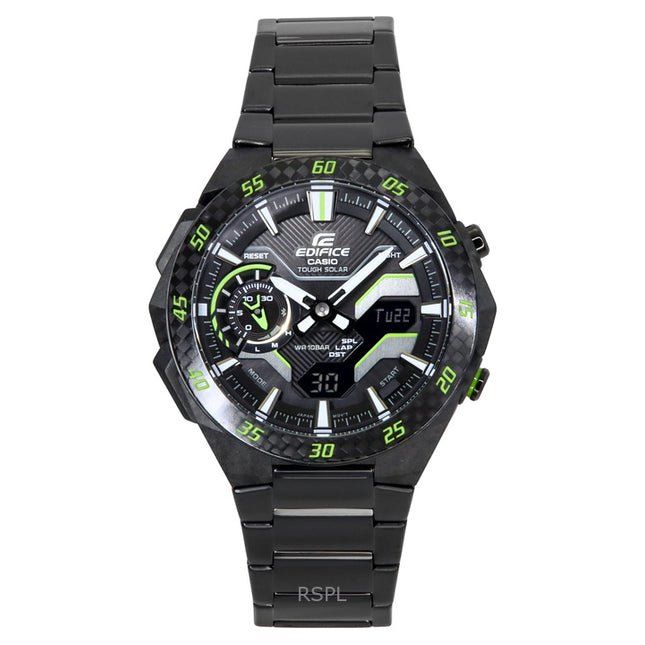 Casio Edifice Windflow Analog Digital Smartphone Link Black Dial Tough Solar ECB-2200RC-1A3 100M Men's Watch