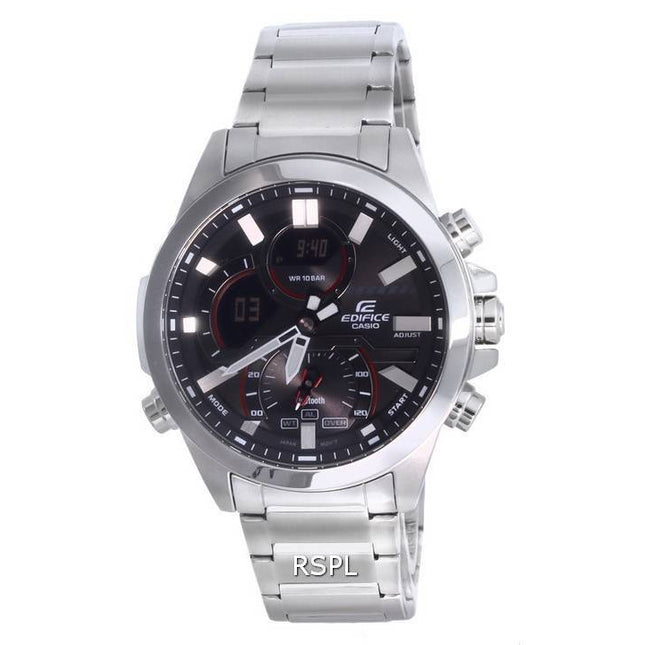 Casio Edifice Smartphone Link Analog Digital Quartz ECB-30D-1A ECB30D-1 100M Mens Watch