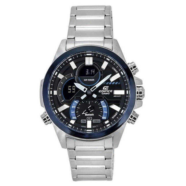 Casio Edifice Smartphone Link Analog Digital Grey Dial Quartz ECB-30DB-1A 100M Men's Watch