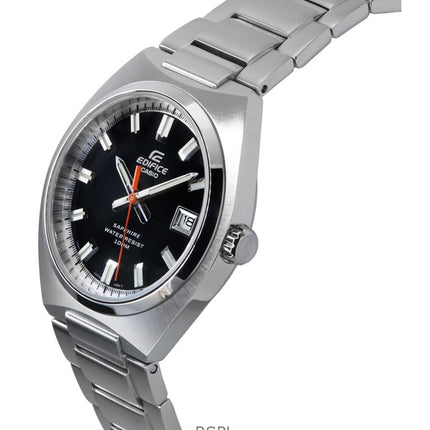 Casio Edifice Analog Stainless Steel Black Dial Quartz EFB-109D-1AV 100M Men's Watch