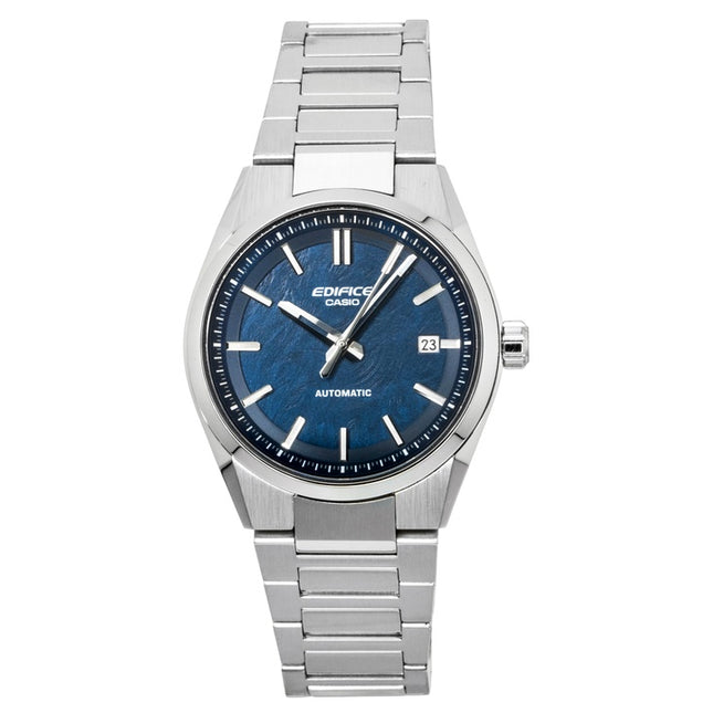 Casio Edifice Analog Blue Dial Stainless Steel Automatic EFK-110D-2A 100M Men's Watch