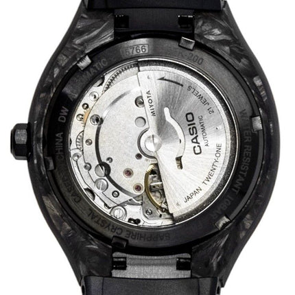 Casio Edifice Analog Resin Strap Black Dial Automatic EFK-200XPB-1A 100M Men's Watch