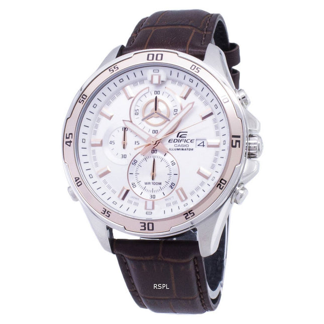 Casio Edifice EFR-547L-7AV EFR547L-7AV Chronograph Illuminator Analog Men's Watch