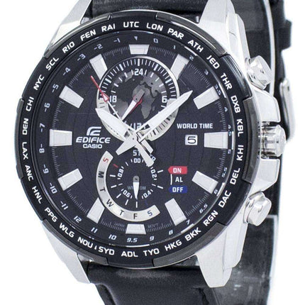 Casio Edifice World Time Quartz EFR-550L-1AV EFR550L-1AV Men's Watch
