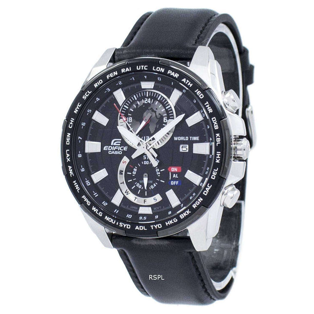 Casio Edifice World Time Quartz EFR-550L-1AV EFR550L-1AV Men's Watch