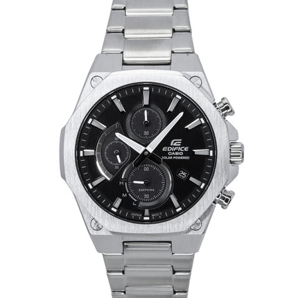 Casio Edifice Slim Line Chronograph Analog Solar EFS-S570D-1A EFSS570D-1 100M Men's Watch
