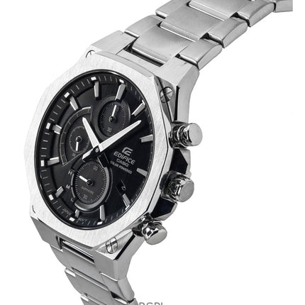 Casio Edifice Slim Line Chronograph Analog Solar EFS-S570D-1A EFSS570D-1 100M Men's Watch