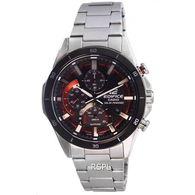 Casio Edifice Chronograph Analog Solar Powered EFS-S610DB-1AV EFSS610DB-1 100M Men's Watch