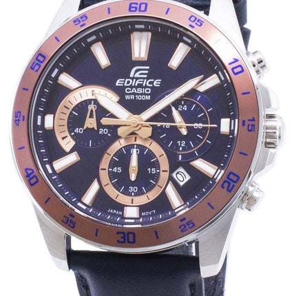 Casio Edifice EFV-570L-2BV EFV570L-2BV Chronograph Quartz Men's Watch
