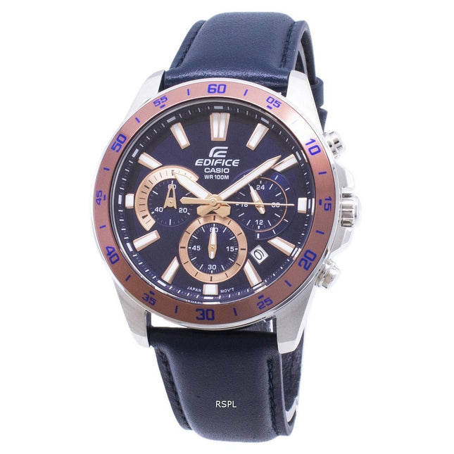 Casio Edifice EFV-570L-2BV EFV570L-2BV Chronograph Quartz Men's Watch