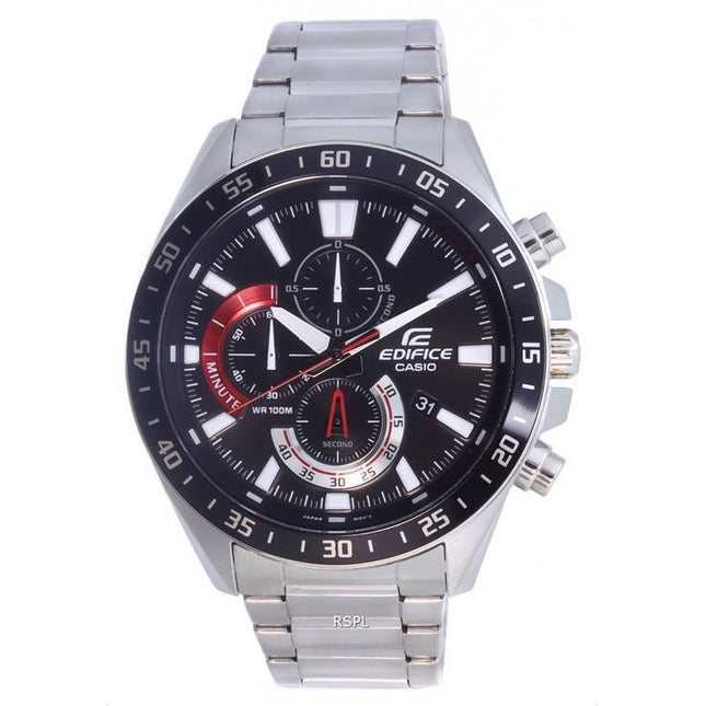 Casio Edifice Chronograph Analog Quartz EFV-620D-1A4V EFV620D-1A4 100M Men's Watch