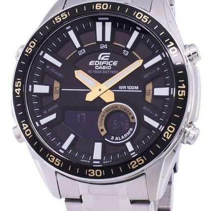 Casio Edifice World Time Quartz EFV-C100D-1BV EFVC100D-1BV Men's Watch