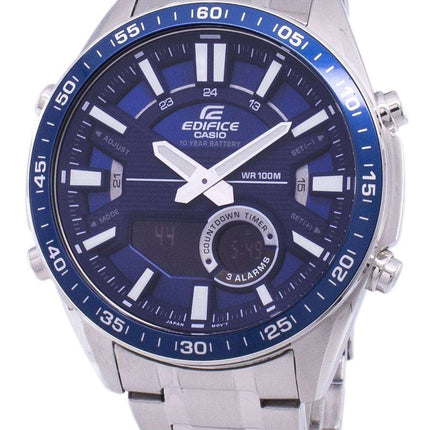 Casio Edifice Alarm Analog Quartz EFVC100D-2AV EFV-C100D-2AV Men's Watch