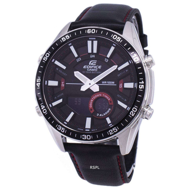 Casio Edifice Alarm Analog Digital Quartz EFVC100L-1AV EFV-C100L-1AV Men's Watch