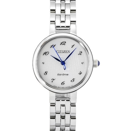 Citizen L Stainless Steel White Dial Eco-Drive EM0990-81A Women's Watch